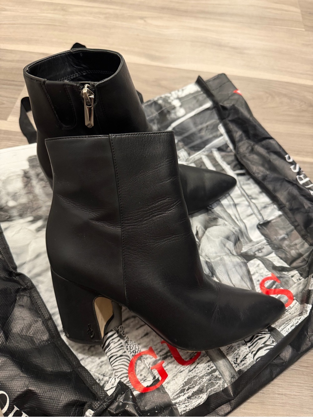Sam Edelman Black Leather Boots